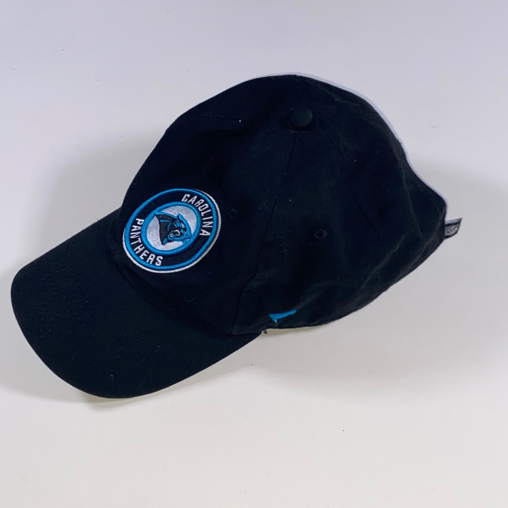 Carolina Panthers NFL Fanatics Pro Line Black Adjustable Strapback Hat Cap